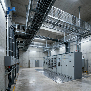 Bandeja para Cables de Acero al Carbono de 3 Metros de Largo y 100 mm de Ancho, Galvanizada por Inmersión en Caliente, Venta Directa de Fábrica HONG FENG - Product Image 5