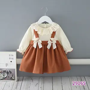 दैनिक पहनने शिशु पोशाक चीन उत्पाद उच्च गुणवत्ता वाले बच्चों लड़की 12 महीने वस्त्र कपड़े बच्चे