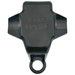 ISURE MARINE Pontoon Bateau Rail Fender Clips Pare-chocs Bouée Cintre/Supports/<span class=keywords><strong>Taquet</strong></span> Pince/Ajusteur pour Rails Carrés Plastique ABS - Product Image 2