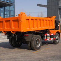Camion benne minier diesel robuste pour le transport souterrain de charges lourdes, avec déchargement intégral, petit modèle