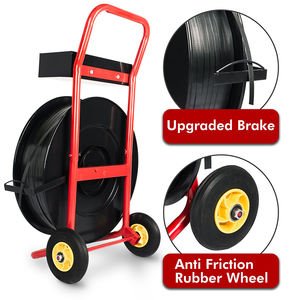 Chariot à sangles JH-Mech avec poignée <span class=keywords><strong>de</strong></span> transport pratique, adapté à différentes bobines, distributeur <span class=keywords><strong>de</strong></span> bande <span class=keywords><strong>de</strong></span> cerclage - Product Image 3