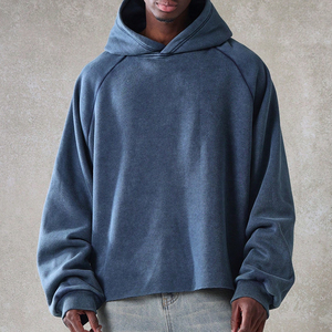 <span class=keywords><strong>Felpa</strong></span> da <span class=keywords><strong>uomo</strong></span> oversize in morbido blu <span class=keywords><strong>con</strong></span> vestibilità rilassata e comoda fodera in pile perfetta per la <span class=keywords><strong>felpa</strong></span> personalizzata per abbigliamento Casual autunno inverno - Product Image 1