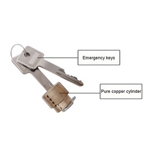 Pièces de serrure intelligente, pièces de serrure d'hôtel, cylindre, pièce en plastique, pièce en métal, différentes pièces de serrure d'hôtel pour utilisation de rechange, telles que le cylindre. - Product Image 1