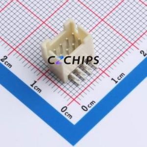 W200120K-8PY2423 Wire-to-Board Pin Header Bent Lead Through Hole,P=2mm Connector 2x4P 2mm Right Angle Insert PHB - Product Image 1