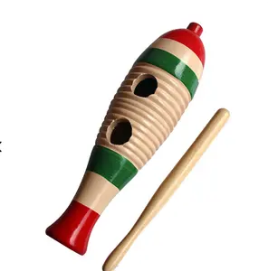 Wholesale Orff Small Percussion Series,Children's Percussion Instruments Fish Frog Percussion Guiro