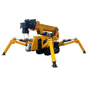 3ton 5ton 1.2-20T DIESEL Powered di động Spider Crane nâng Crane với điều khiển từ xa - Product Image 1