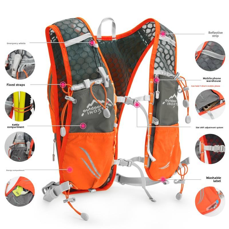 Yingtu Ultra-Light Zipper Trail Running Backpack Fashionable