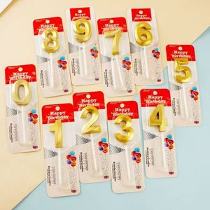 Fournitures de décoration de gâteaux, bougies d'anniversaire de haute qualité, décorations de gâteaux numériques pour la remise des diplômes, emballées en boîtes - Product Image 2