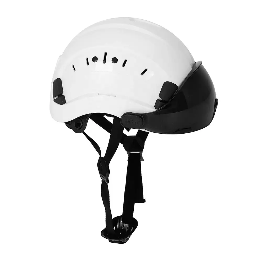 ANT5PPE CE EN397 OEM Verstellbarer ABS-belüfteter Schutzhelm Bau arbeits kappe Schutzhelm mit Kinnriemen