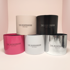 Boîte Cadeau Ronde <span class=keywords><strong>en</strong></span> <span class=keywords><strong>Carton</strong></span> Rigide de Luxe avec Logo Personnalisé, Grande Taille, Diamètre, Emballage Rose, <span class=keywords><strong>Tube</strong></span> <span class=keywords><strong>en</strong></span> Papier avec Couvercle - Product Image 3