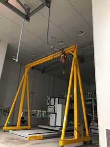 Meilleur prix, meilleure qualité, grue portative à portique 3 tonnes, composants PLC, hauteur de levage 5m - Product Image 6