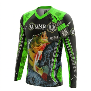 Camiseta de Pesca de Manga Larga para Hombre, Ropa de Pesca de Alto Rendimiento, Material Ligero y Transpirable, Ajuste Cómodo - Product Image 3