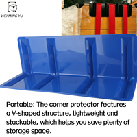 Protections d'angle pour palettes en plastique renforcé PE, directement de l'usine, robustes, durables, amortissantes, résistantes à l'eau, économie de coûts