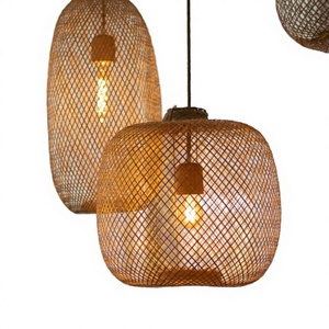 Lámpara de Pared de Bambú y Ratán Hecha a Mano, Estilo Moderno y Tradicional, Decoración Minimalista para Interiores, Fabricación OEM/ODM en Vietnam - Product Image 1