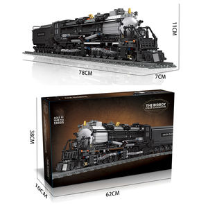 1608 pièces briques en plastique modèle de <span class=keywords><strong>Train</strong></span> ferroviaire ensemble Miniature Locomotive à vapeur <span class=keywords><strong>Train</strong></span> modèle enfants jouets éducatifs ensembles de blocs de construction - Product Image 1