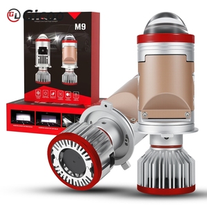 Phares de voiture Gicoo M9 à lentille de projecteur Hi-Low Beam 150W H4, accessoires 6000K 20000lm, ampoule de phare LED, mini projecteur laser LED - Product Image 6
