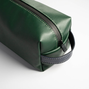 PU Leather Splash-proof <b>Men's</b> Cosmetic Bag Customizable With logo - Product Image 4
