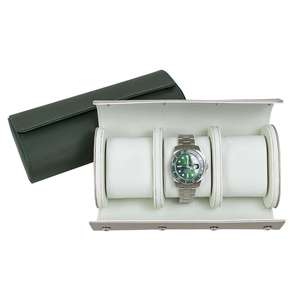 Estuche de Viaje para Relojes de Cuero PU con Logotipo Personalizado, 1, 2 o 3 Ranuras, Estuche Enrollable Portátil para Relojes - Product Image 5