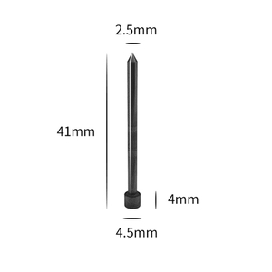 Jeu d'aiguilles de marquage par points universelles à pointe de 2,5 mm, stylet en carbure haute dureté pour machine de marquage de pièces aérospatiales - Product Image 2