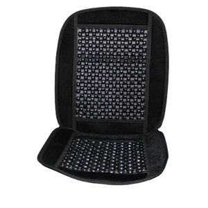 Coussin de siège en velours à perles de bois, pièce unique, pour voiture, ventilé, pour l'été, pour un confort rafraîchissant - Product Image 5