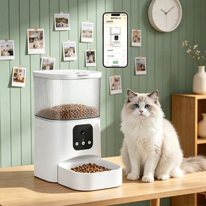 <b>WiFi</b> Automatic Pet Feeder Comedero Automático <b>Smart</b> Pet Feeders With <b>Cameras</b> Pet Automatic Feeder Home Use Equipment - Product Image 1
