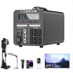 Silent Portable Power Station 200w 300w 400w 500w Battery <b>Solar</b> <b>Generator</b> for Hotel Home Camping - Product Image 1