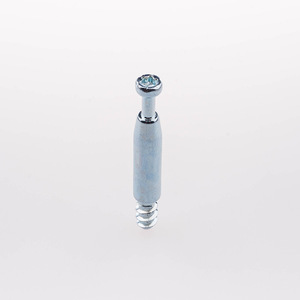 Connectors And Shelf Supports 3.2X6.9X12X44.65 <b>Round</b> <b>Head</b> <b>Screw</b> Zinc Plated For Furniture Industry - Product Image 2