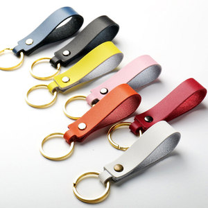 Thiết Kế Tùy Chỉnh Dây Đeo Cổ Tay Keyring Số Lượng Lớn Trống PU Da Sang Trọng Vòng Tay Keychain Cho Khắc - Product Image 3