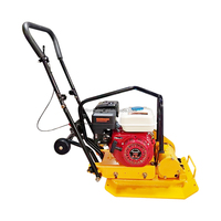 Compacteur à plaques LONGSHUN LS-60 à essence 5,5 CV 65 kg, vibratoire pour asphalte, à couple élevé