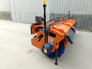 Balai à neige rotatif balai à neige balai d'angle monté sur tracteur chariot élévateur ou chargeuse/chargeuse compacte - Product Image 6