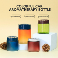 Botol Diffuser Mobil Kaca Desain Unik Logo Kustom dengan Pilihan Ukiran & Decal Ramah Lingkungan Ukuran 100ml/150ml/200ml