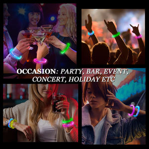 Miễn Phí Mẫu Thay Đổi Màu Sắc Âm Thanh Kích Hoạt LED Dây Đeo Cổ Tay Nhấp Nháy Có Thể Điều Chỉnh Nhấp Nháy Ban Nhạc Cổ Tay LED Âm Nhạc Vòng Đeo Tay Cho Các Bên - Product Image 6