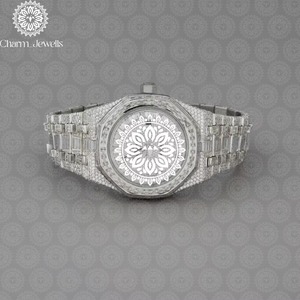 Montre élégante en diamant de qualité supérieure pour tous les jours, les mariages, la mode et un usage confortable, disponible en grande quantité - Product Image 5