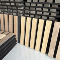 Panneau mural acoustique pour l'intérieur Panneaux d'insonorisation acoustique Panneaux décoratifs en bois pour murs