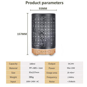 Diffuseur d'arômes Ty-200 Flamingo, humidificateur de bureau 100 ml avec lumière LED pour la maison et le bureau - Product Image 2