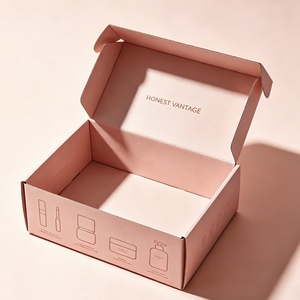 Oem Supplier Custom Logo Gift Shipping Mailing Box Eco Corrugated Paper Mailer Box Packaging for Skincare/Beauty/Cloth Packing - Product Image 3