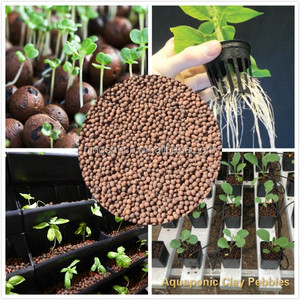 Aquaponics Hydroponic Lightweight Porous Expanded <strong>Clay</strong> <strong>Pebbles</strong> Grow Media - Product Image 2