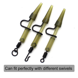 Cá chép câu cá Phụ Kiện nhiệm vụ nặng nề an toàn dẫn Clip thay đổi nhanh chóng snap clip cá chép câu cá giàn đuôi cao su thiết bị đầu cuối giải quyết - Product Image 5