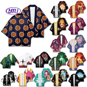 เสื้อยืดคอสเพลย์ลายอนิเมะ 48 แบบ ลูฟี่ โซโล นามิ ซันจิ พร้อมเสื้อคลุมกิโมโนแบบญี่ปุ่น ฮาโอริ ยูกาตะ ผ้าโพลีเอสเตอร์ สำหรับทั้งชายและหญิง มีสินค้าพร้อมส่ง - Product Image 1