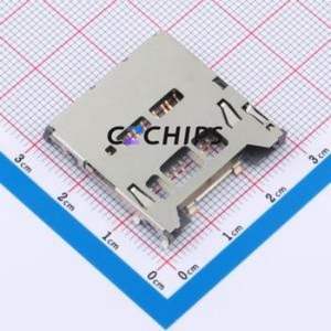 HYCW66-SD18-400B SD Card / Memory Card Connector SMD Connector Self-Return Type Standard SD Card Card Holder With - Product Image 1