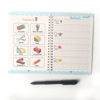 Cuaderno Personalizado con Espiral para Niños Preescolares, Números en Español, Conteo, Suma, Resta, División, Libro de Trazado para Imprimir