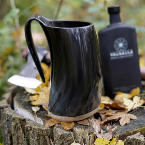 Tasse en corne artisanale en matériau naturel de buffle, Mug à boire, Vaisselle de bière viking, Accessoire de bar rustique, Personnalisable, Vente en gros - Product Image 1