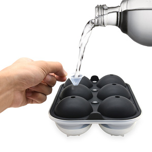 Molde de Silicona para Bolas de Hielo, 6 Cavidades, Bandeja para Cubitos de Hielo de Whisky, Esfera, Libre de BPA, Bolas de Hielo Grandes, Resistente al Congelador, Resistente al Calor 240C - Product Image 3