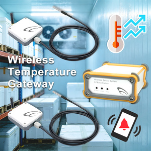Battery Powered Waterproof 2 Sets Radio Wave Wireless <b>Temperature</b> Sensor Wireless LoRa IoT Fridge Freezer - Product Image 1