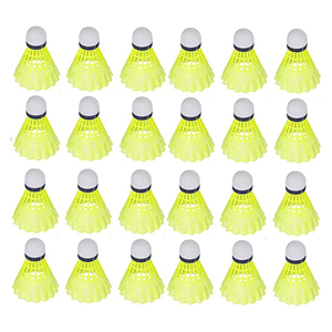 Volant de <span class=keywords><strong>badminton</strong></span> en nylon jaune durable avec un vol stable et une haute élasticité pour l'entraînement en intérieur/extérieur et les jeux amateurs - Product Image 4