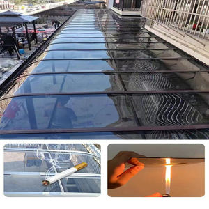 Polycarbonate <b>Plastic</b> <b>Sheet</b> PC Endurance Board for DIY Greenhouse Awning Canopy Flame Retardant Impact Resistant - Product Image 4