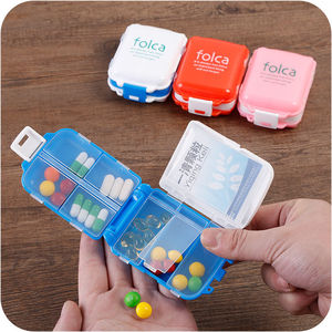 Portapillole da Viaggio a Tre Strati con 8 Scomparti, Organizzatore per Vitamine con Etichette, Vendita all'Ingrosso OEM di Alta Qualità - Product Image 1