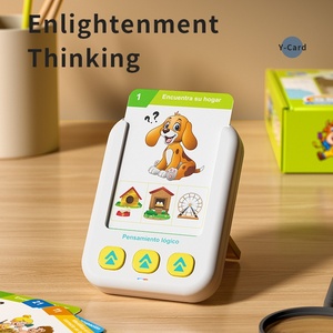 Machine d'apprentissage des cartes espagnoles, jouet éducatif pour enfants de 4 à 6 ans, en plastique, alimenté par piles, pour l'éveil cognitif et les sons - Product Image 2
