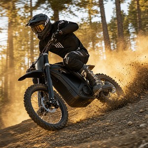 Moto électrique tout-terrain <span class=keywords><strong>Nicot</strong></span> N2 Édition Économique avec pneus à crampons, moteur brushless à entraînement central pour la conduite sur sentier - Product Image 1