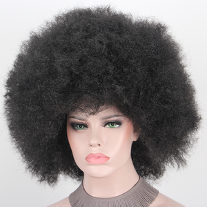 Pelucas Afro Rizadas Grandes y Esponjosas de los Años 70 de Anxin para Hombres, Estilo Disco Hippie - Product Image 3